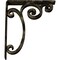 Ekena Millwork Avery Wrought Iron Bracket, (Triple center brace), Antiqued Pale Gold 2"W x 10"D x 12"H BKTM02X10X12TAVAPG - alternate 3